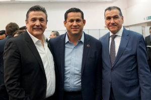 Enrique González Muñoz, Diego Sinhue Rodríguez e Ismael Plascencia.